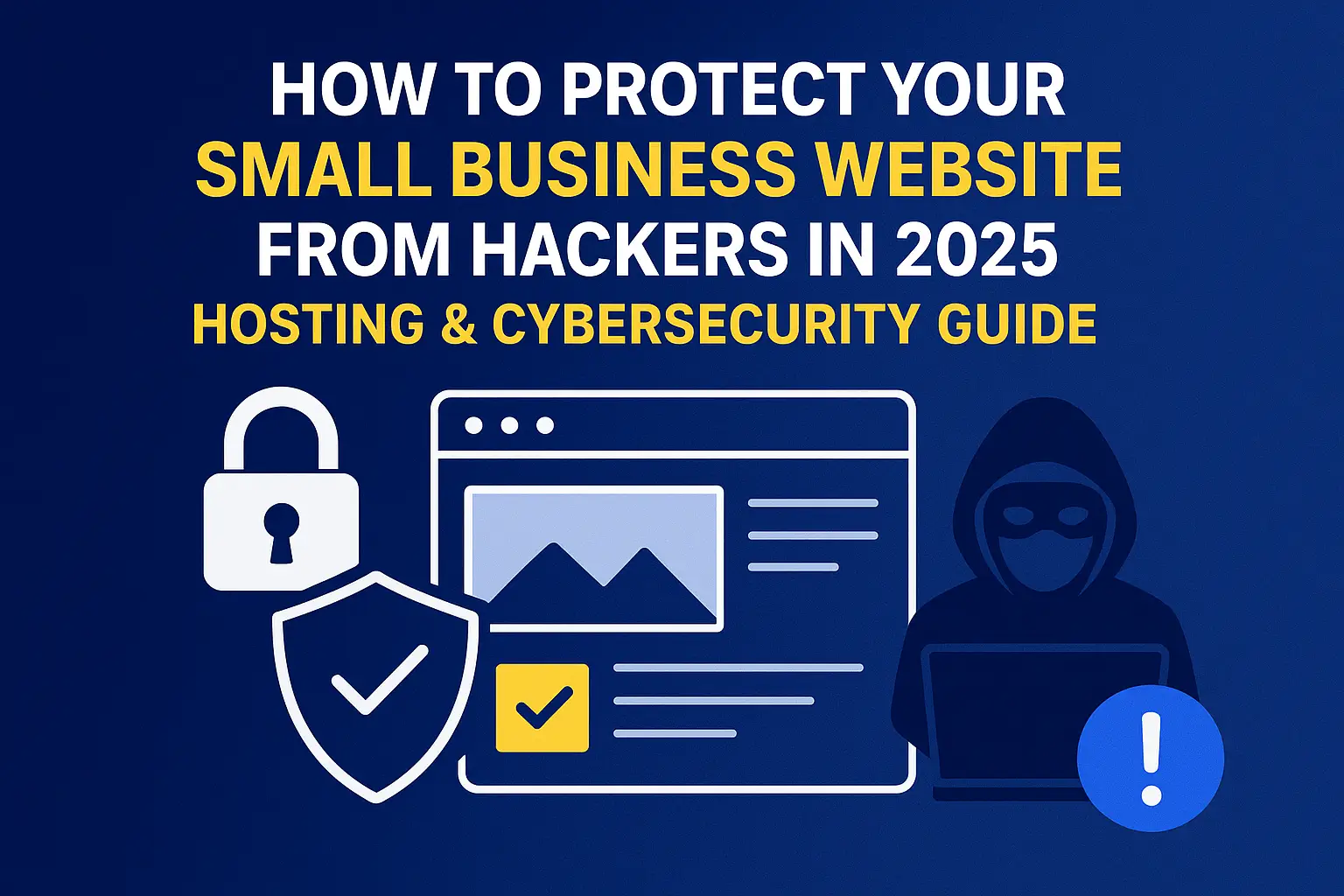How to Protect Your Small Business Website from Hackers in 2025 – Hosting & Cybersecurity Guide